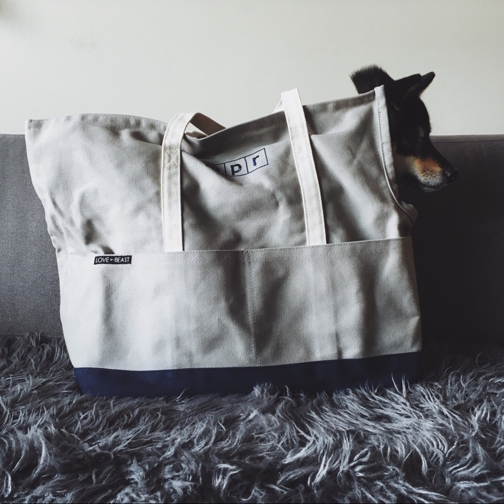 Love Thy Beast Dog Tote, NPR Edition